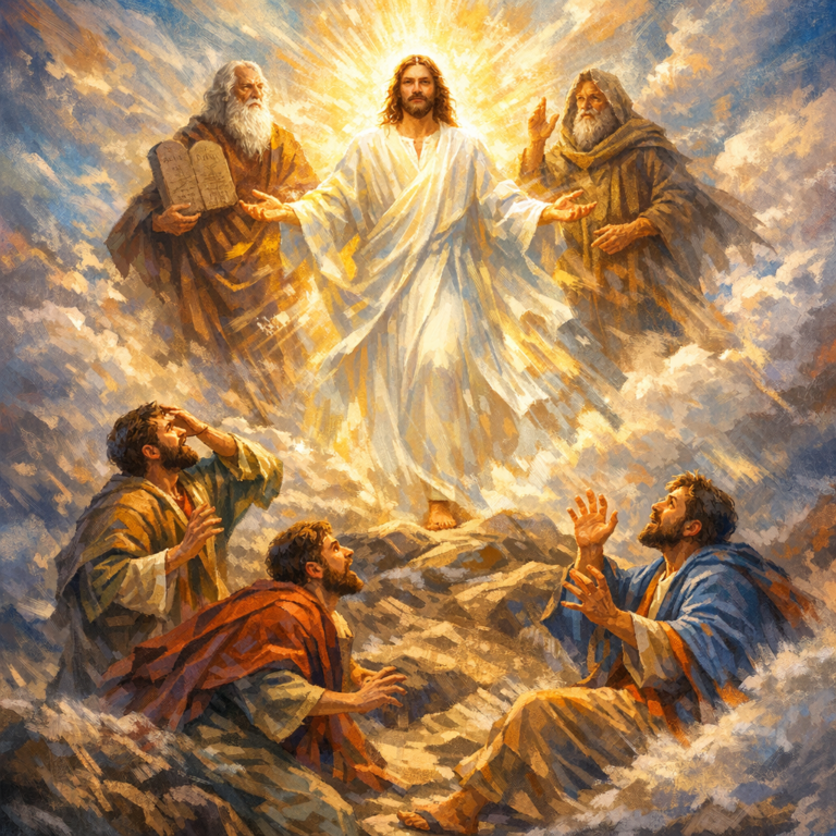 La Transfiguration de Jésus : Lumière sur la Montagne Sainte