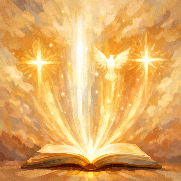 Prière pour l&rsquo;Esprit Saint et la Lumière des Évangiles